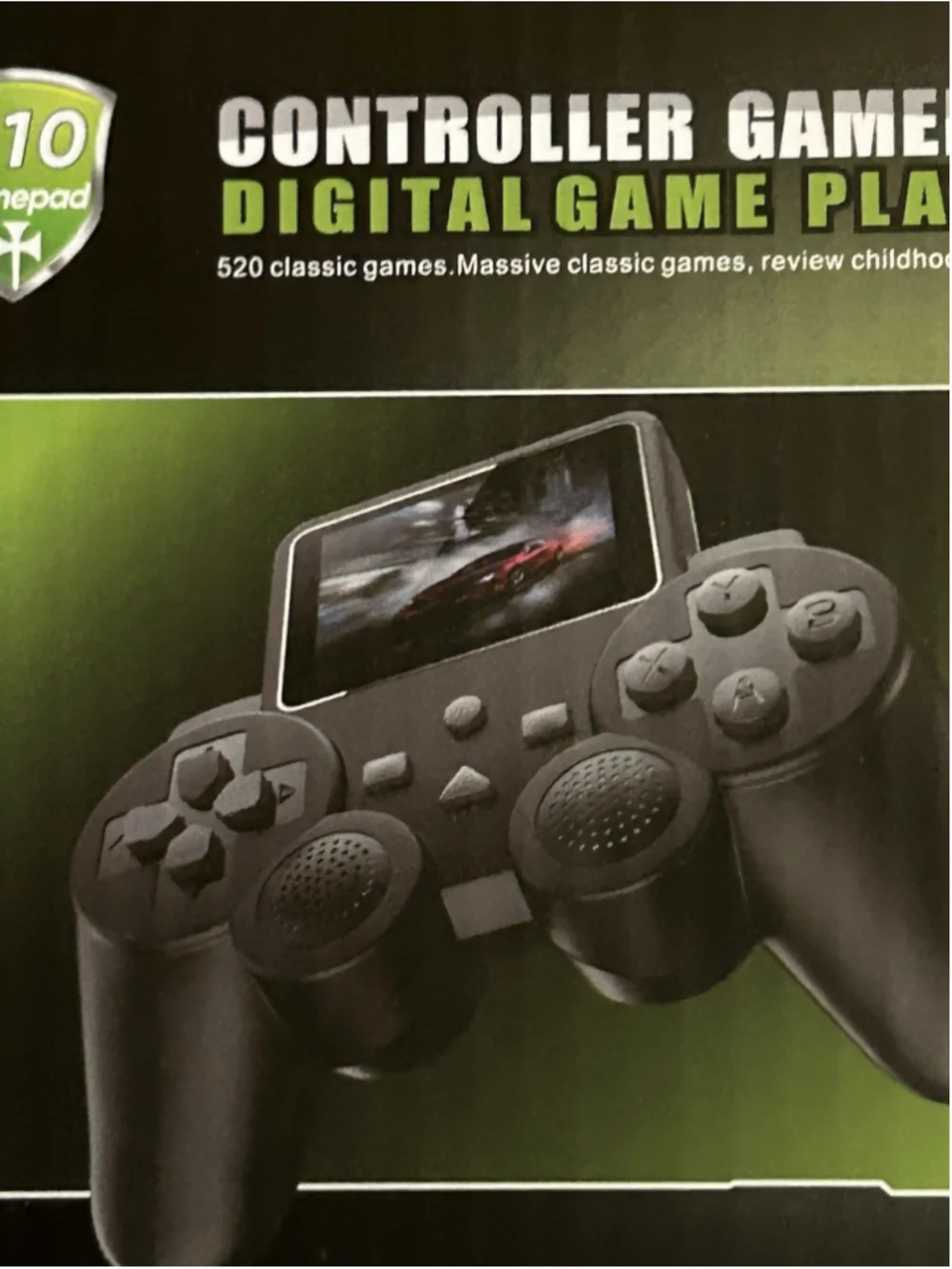 Controller Gamepad Digital Game Player S10 Gamepad Long Battery Black Wireless